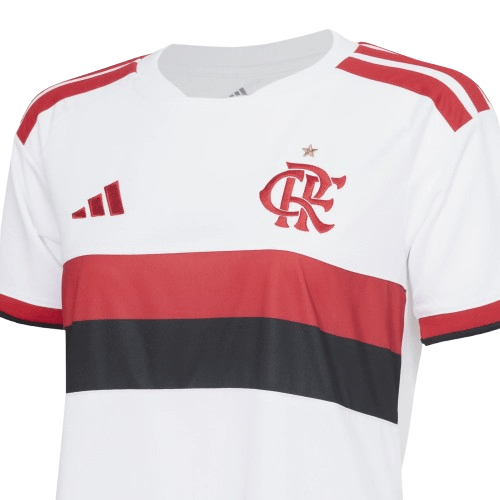 Camisa Flamengo Jogo 1 Branco Feminina 2026