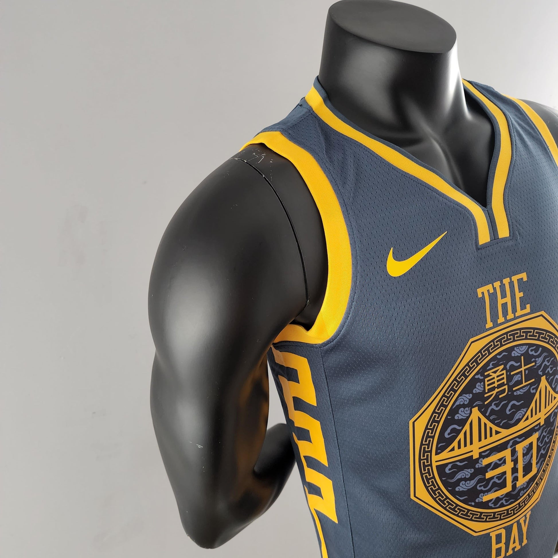 Regata NBA Golden State Warriors - Stephen Curry #30 Japan Edition Grey - ResPeita Sports