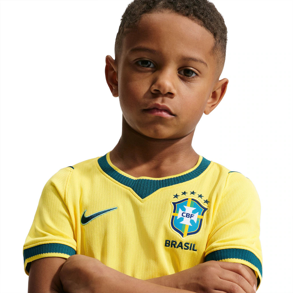 Camisa Brasil Nike I 2026/27 Torcedor Pro Criança