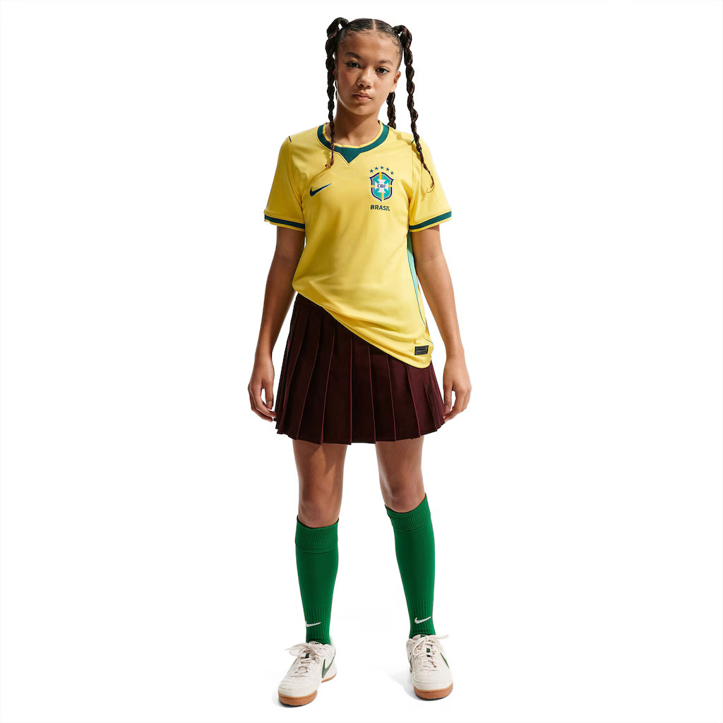 Camisa Brasil Nike I 2026/27 Torcedora Pro Feminina