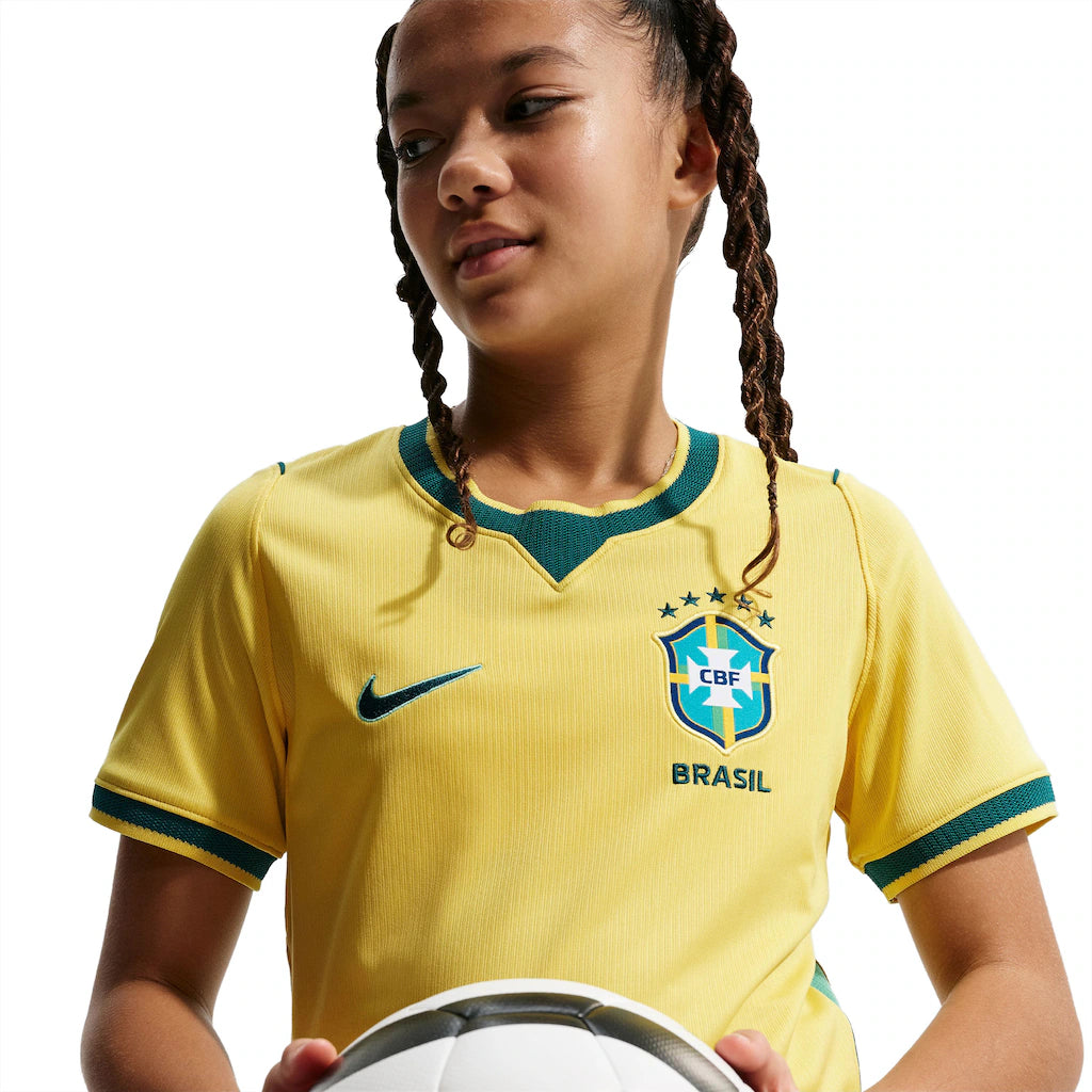 Camisa Brasil Nike I 2026/27 Torcedora Pro Feminina