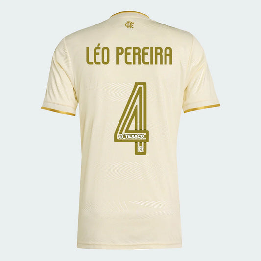 Camisa Flamengo 2025/26 III LÉO PEREIRA N° 4