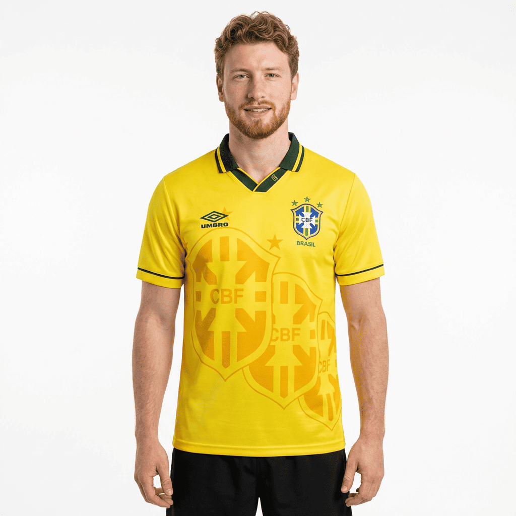 Camisa Retrô Seleção Brasil 1994 Home